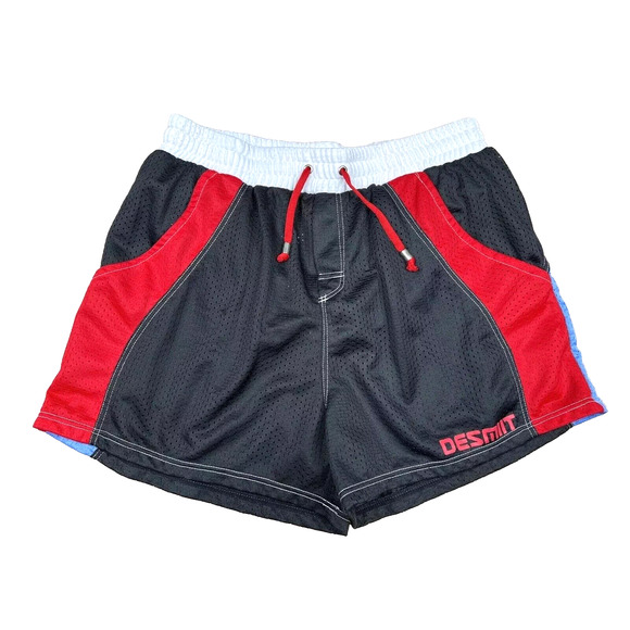 Desmiit Men's Mesh Workout Fitness Bodybuilding Short Shorts With Pockets Sz XXL - Picture 1 of 9